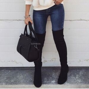 Black Over-the-Knee Boots